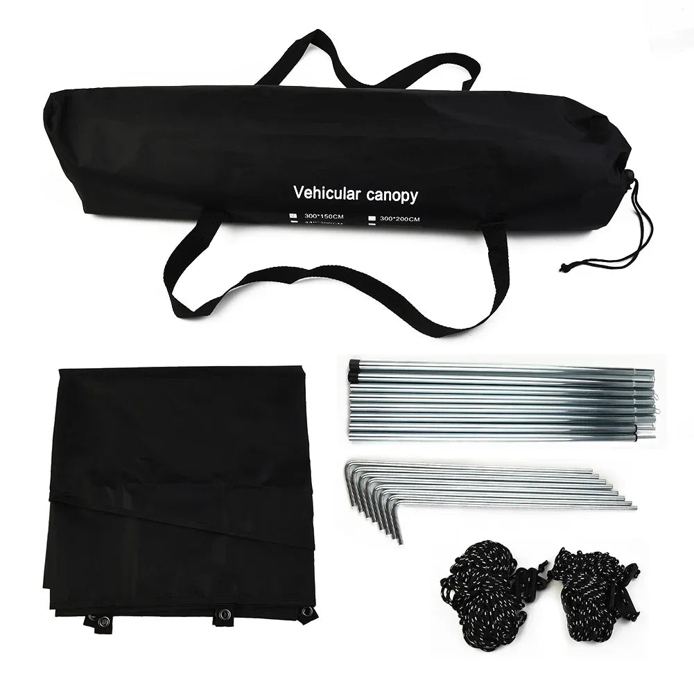 Van Awning Canopy, Waterproof Tarp Sunshade, Campervan SUV