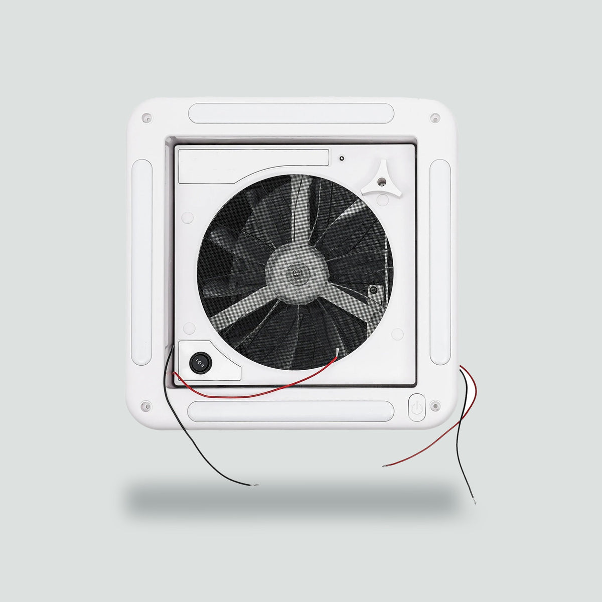 12V Roof Vent Fan 280mm - product on neutral grey background