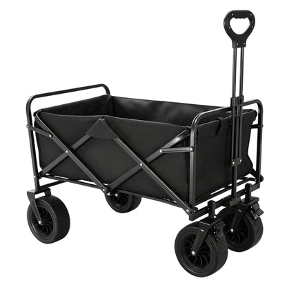 Foldable Camping Wagon 171L 150kg, All-Terrain Trolley Cart