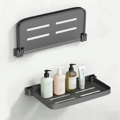 Foldable Wall Shelves 2 Pack Aluminium, No Drill Campervan