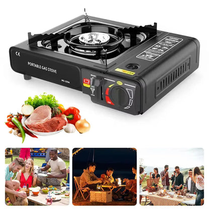 Portable Butane Gas Stove 2.4kW, Single Burner, Camping
