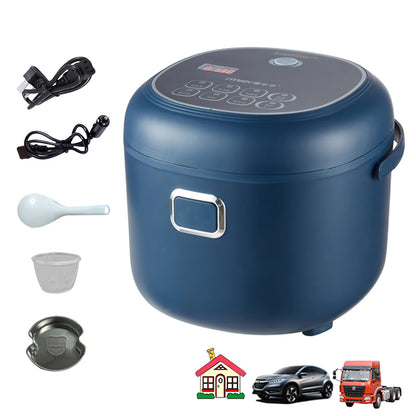 12V Rice Cooker 2L, 200W Car and Mains, EU Adapter