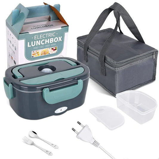 12V Electric Lunch Box 1.5L Food Warmer, Car Van Mains