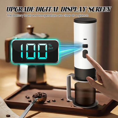Portable Espresso Maker 20Bar Rechargeable, Capsule, Ground