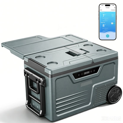 Foursun 21L Compressor Fridge Freezer 12V 24V, Campervan