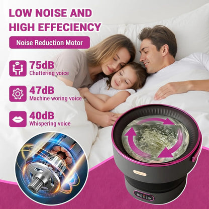 Foldable Mini Washing Machine 13L, Portable Camper Washer