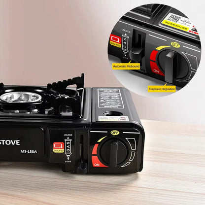 Portable Butane Gas Stove 2.4kW, Single Burner, Camping