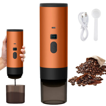 Portable Espresso Maker 20Bar Rechargeable, Capsule, Ground