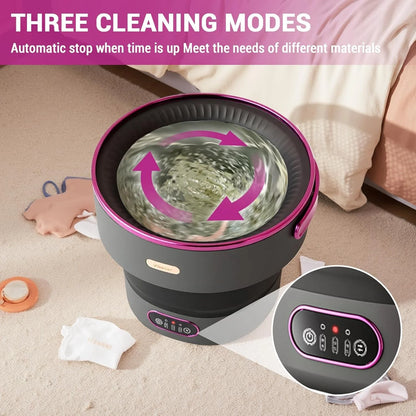 Foldable Mini Washing Machine 13L, Portable Camper Washer