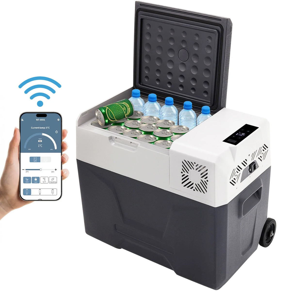 SIHAO 15L Compressor Fridge Freezer 12V, App, Campervan