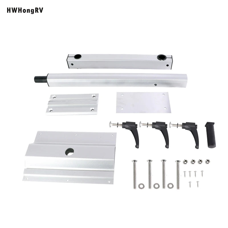 Adjustable RV Table Leg, 360 Rotating Aluminium Pedestal