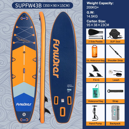 Inflatable Stand Up Paddle Board SUP 335cm, 165kg Load