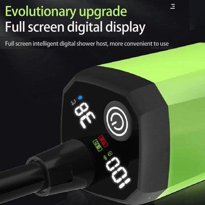 Rechargeable Camping Shower 6000mAh with Digital Display