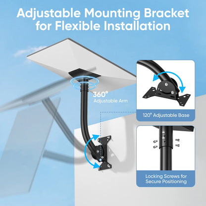 Starlink Gen 3 Mounting Kit, Stainless Steel Pole, RV Mount