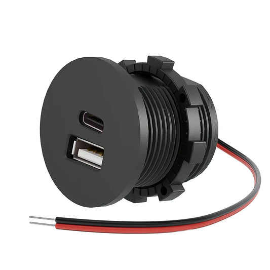 12V USB Charger Socket 5V 3.1A, 12-24V Campervan, RV, Boat
