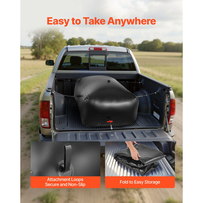 Collapsible Water Bladder 113L or 132L, 1000D PVC Tank