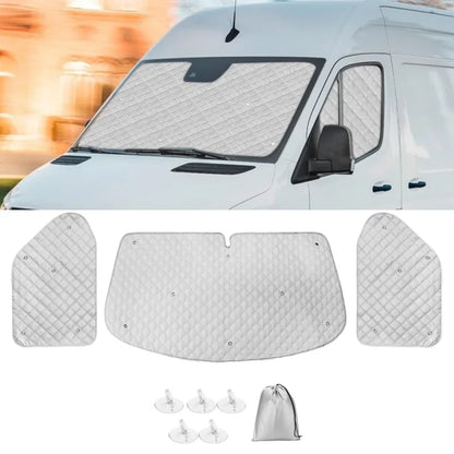 VW T4 Thermal Blinds 3-Piece Internal Windscreen Cover Set