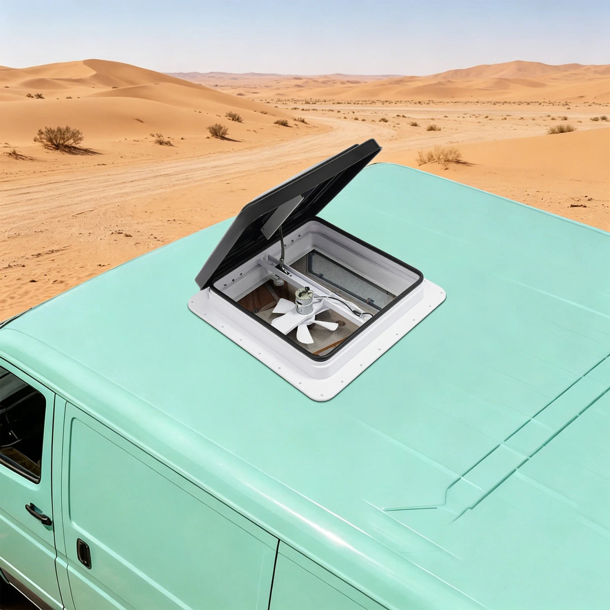 Roof Vent Skylight 42x42cm, Caravan Motorhome Replacement