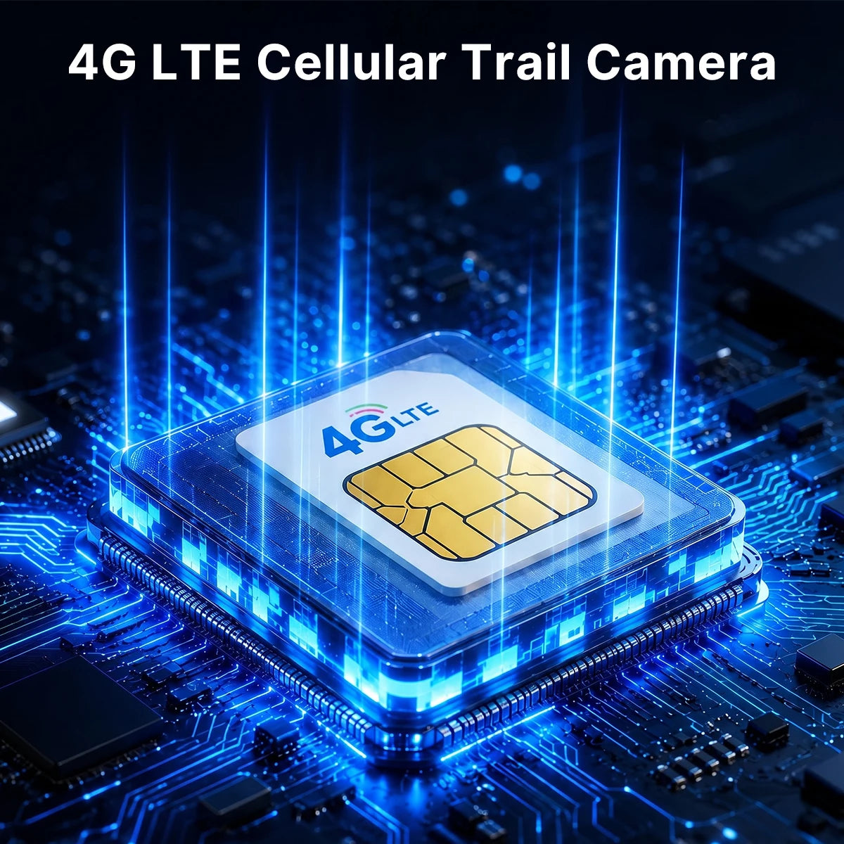 4G Solar Security Camera, SIM Card, 355° Pan, Night Vision