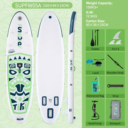 Inflatable Stand Up Paddle Board SUP 335cm, 165kg Load