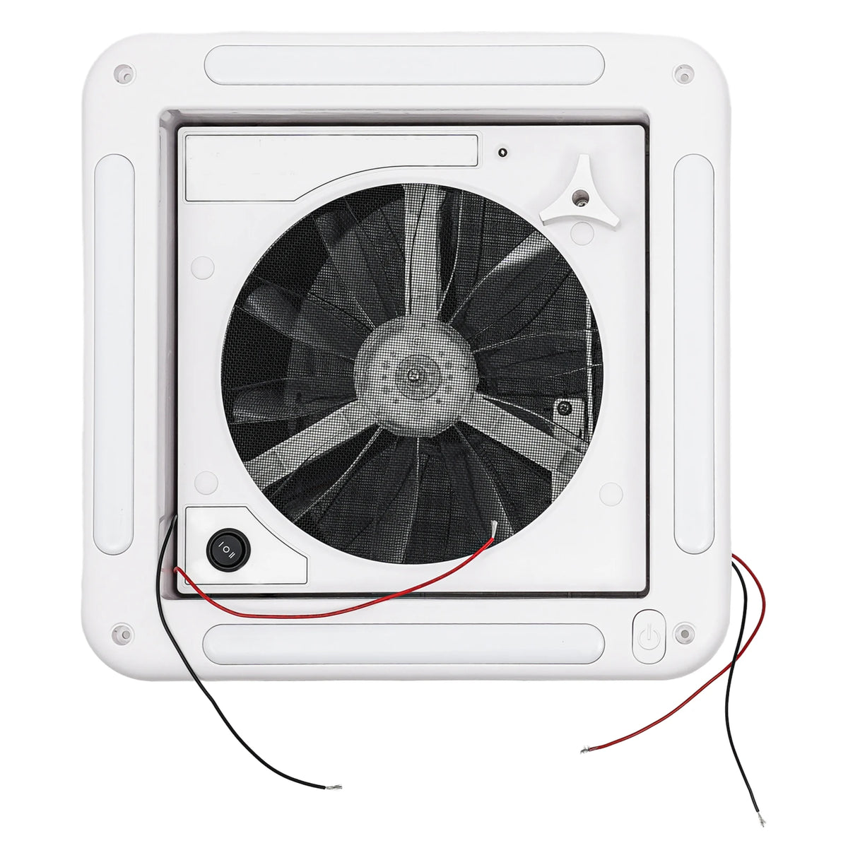 12V Roof Vent Fan 280mm, LED Skylight, Caravan Motorhome