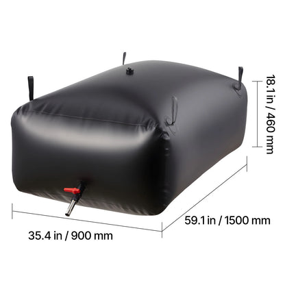 Collapsible Water Bladder 113L or 132L, 1000D PVC Tank