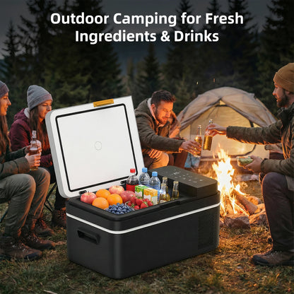 Podofo 30L Compressor Fridge Freezer with App, Campervan