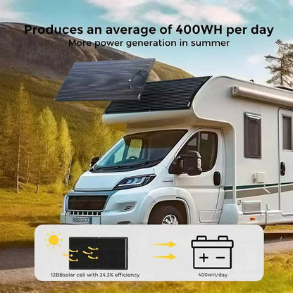 100W Flexible Solar Panel 18V ETFE, Campervan Van Roof