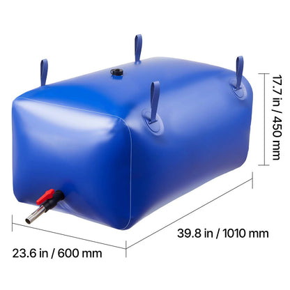 Collapsible Water Bladder 113L or 132L, 1000D PVC Tank