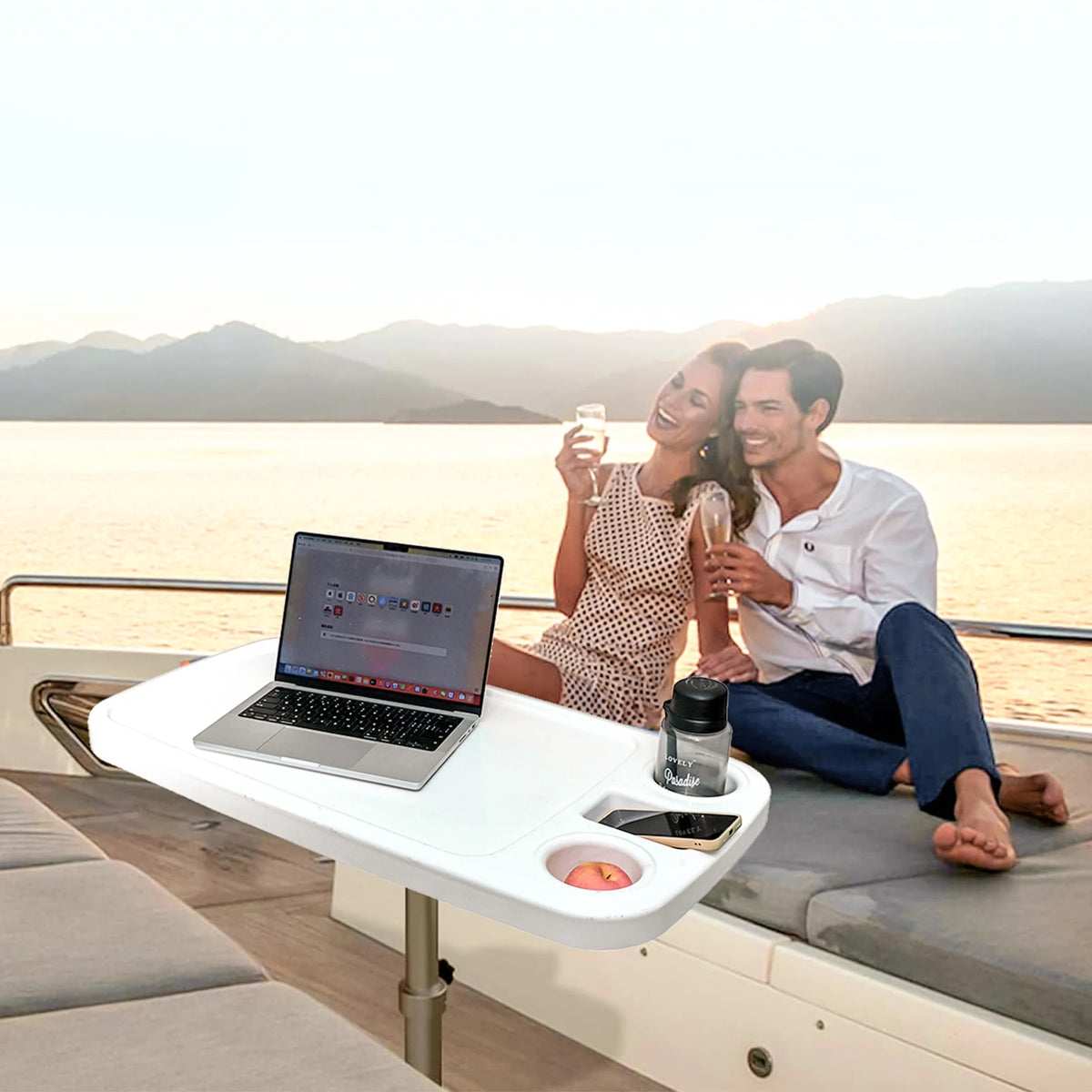 Removable RV Tabletop 86x46cm, Waterproof Camper Van Table
