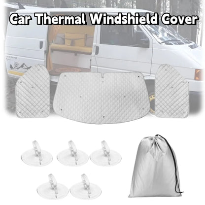 VW T4 Thermal Blinds 3-Piece Internal Windscreen Cover Set