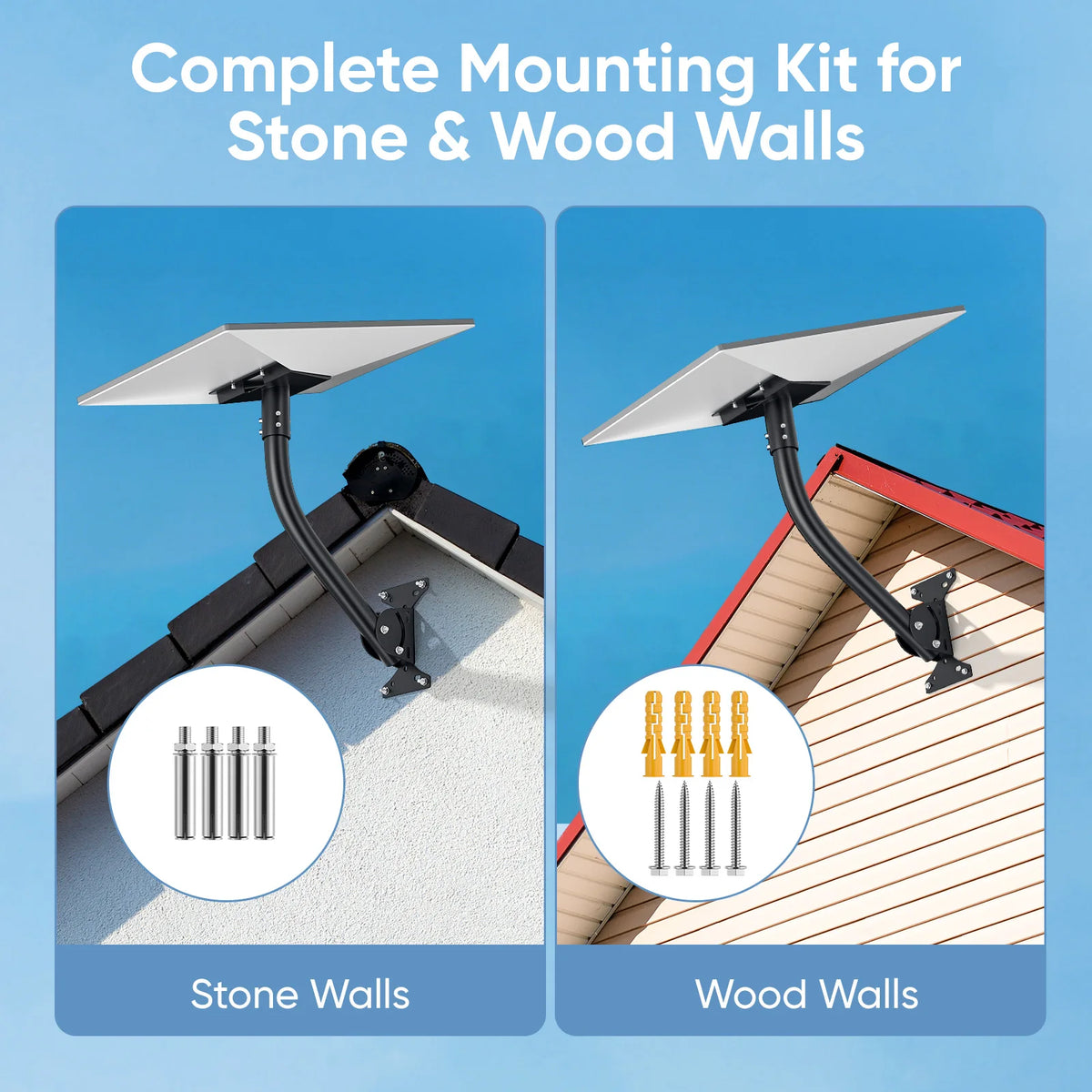 Starlink Gen 3 Mounting Kit, Stainless Steel Pole, RV Mount