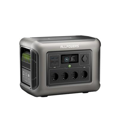 ALLPOWERS R1500 Power Station 1152Wh LiFePO4, 1800W Solar