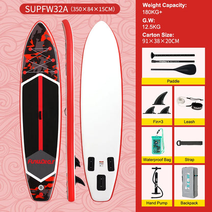 Inflatable Stand Up Paddle Board SUP 335cm, 165kg Load