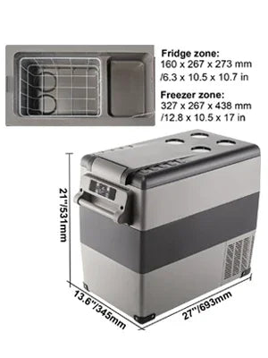 SIHAO 15L Compressor Fridge Freezer 12V, App, Campervan