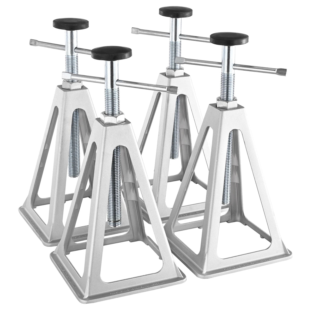RV Stabiliser Jacks 4-Pack, Aluminium, 280 to 435mm