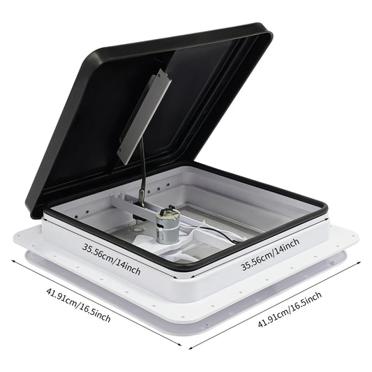 Roof Vent Skylight 42x42cm, Caravan Motorhome Replacement