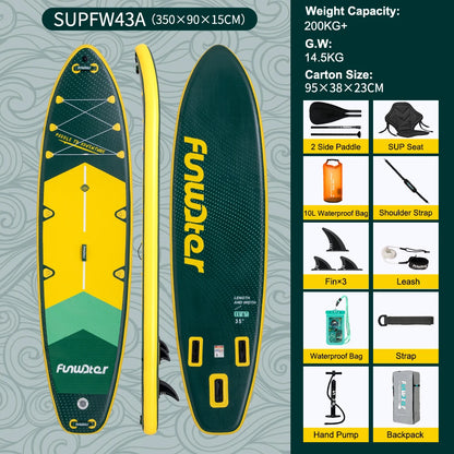 Inflatable Stand Up Paddle Board SUP 335cm, 165kg Load