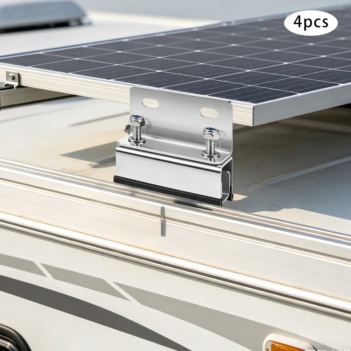 Solar Panel Mounting Brackets, 304 Stainless Steel, RV