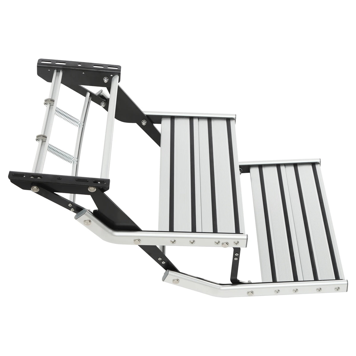 Foldable Aluminium RV Step, 2 Treads, 200kg, Caravan Camper