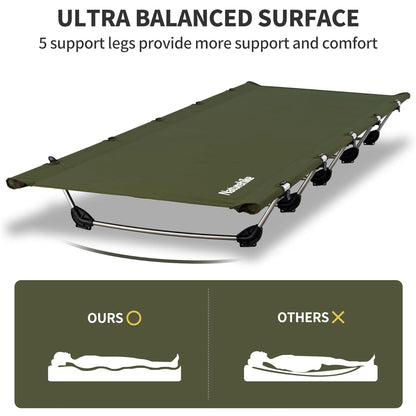 Naturehike Folding Camping Cot 190x65cm, Oxford Camp Bed