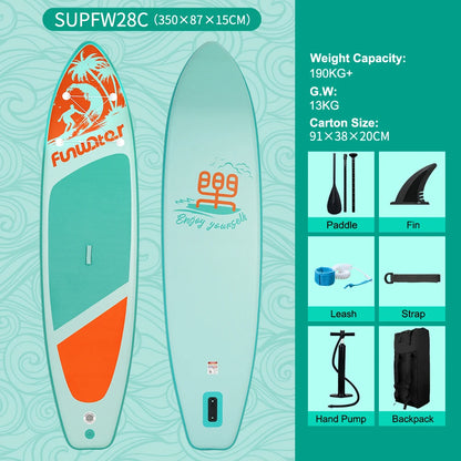 Inflatable Stand Up Paddle Board SUP 335cm, 165kg Load