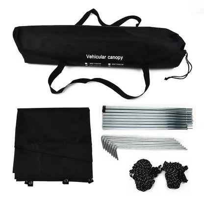 Van Awning Canopy, Waterproof Tarp Sunshade, Campervan SUV