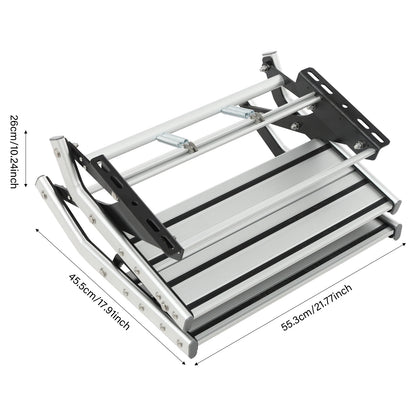 Foldable Aluminium RV Step, 2 Treads, 200kg, Caravan Camper