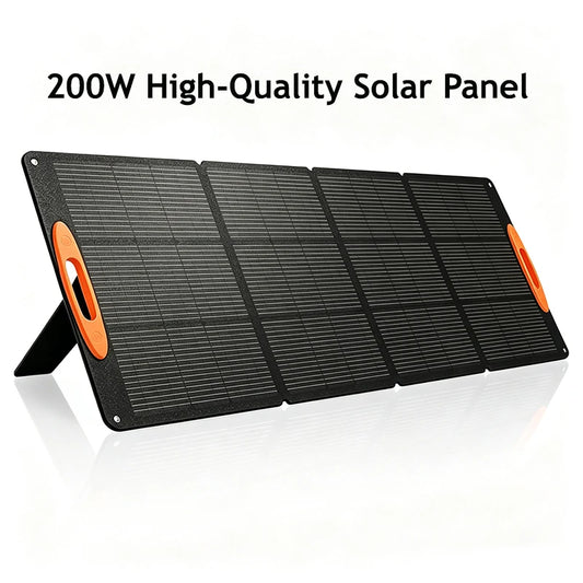 200W Foldable Solar Panel IP68, Power Station Charger RV