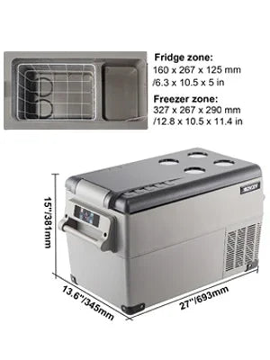 SIHAO 15L Compressor Fridge Freezer 12V, App, Campervan