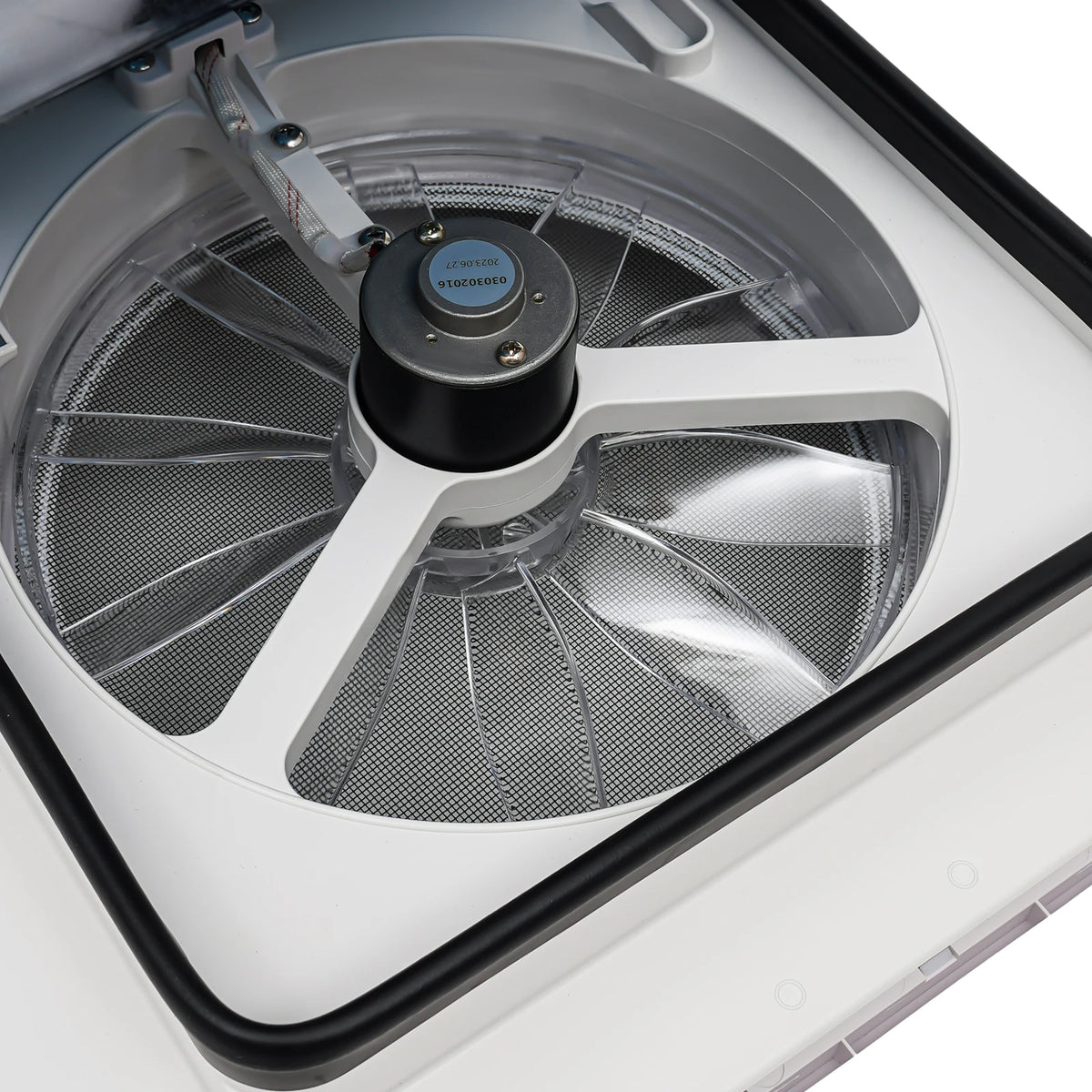 12V Roof Vent Fan 280mm, LED Skylight, Caravan Motorhome
