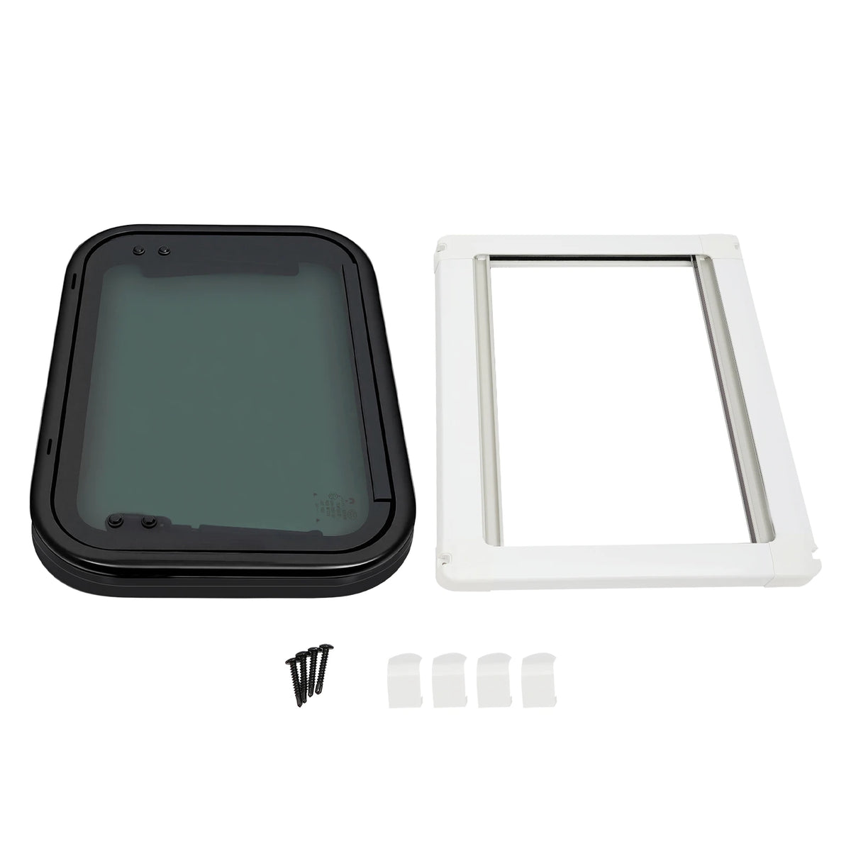 RV Push Out Window 50x35cm Aluminium, Campervan Caravan