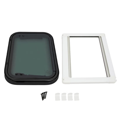 RV Push Out Window 50x35cm Aluminium, Campervan Caravan