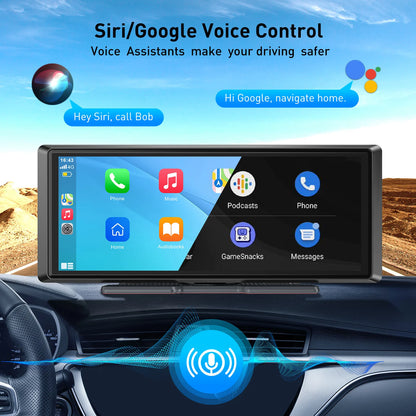 8.1 Inch Portable CarPlay Screen, Android Auto GPS, Camper